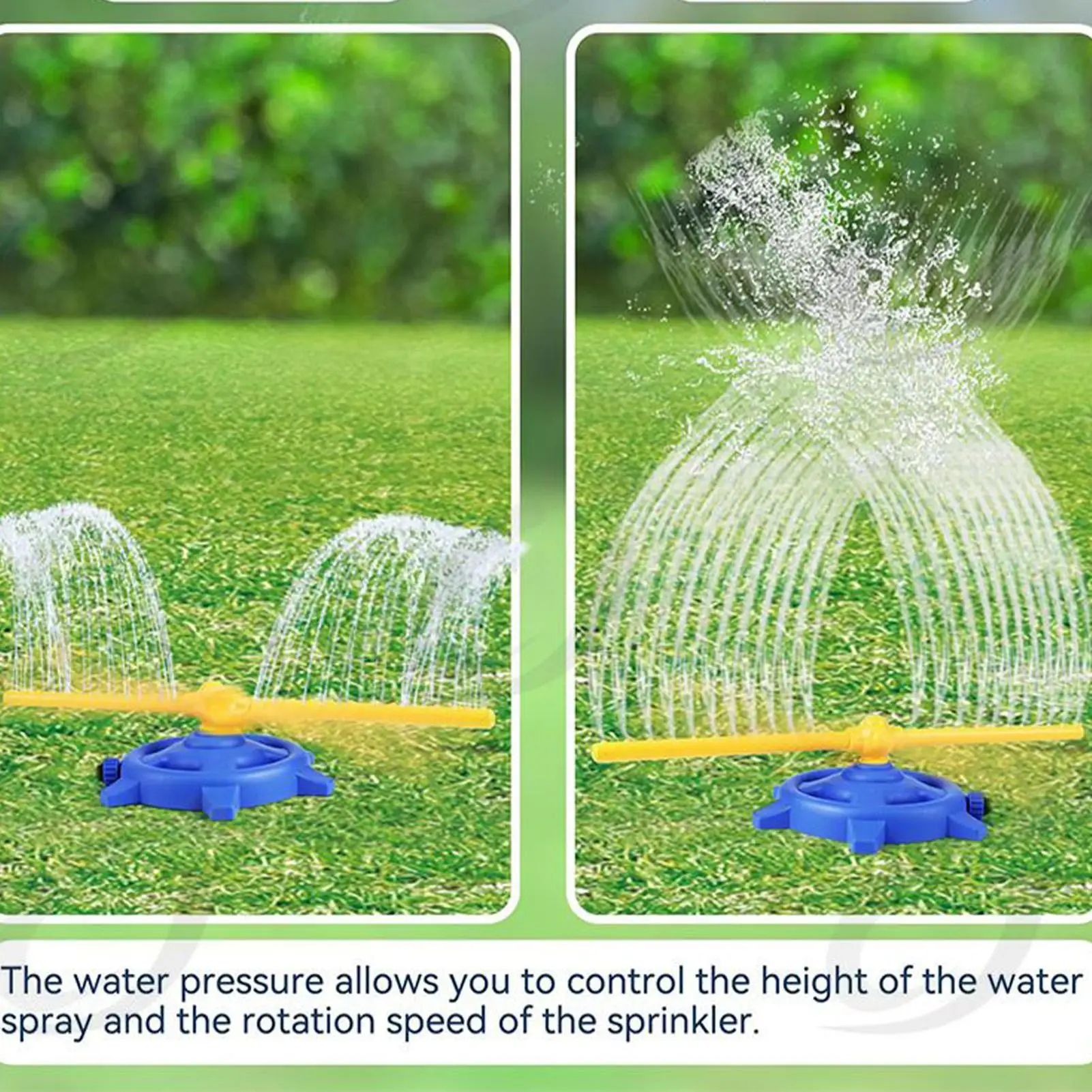 Kids Sprinklers For Yard Lawn Sprinkler Water Sprayer 360 Degree Rotating Outdoor Toys Interactive Summer Activities For Beach