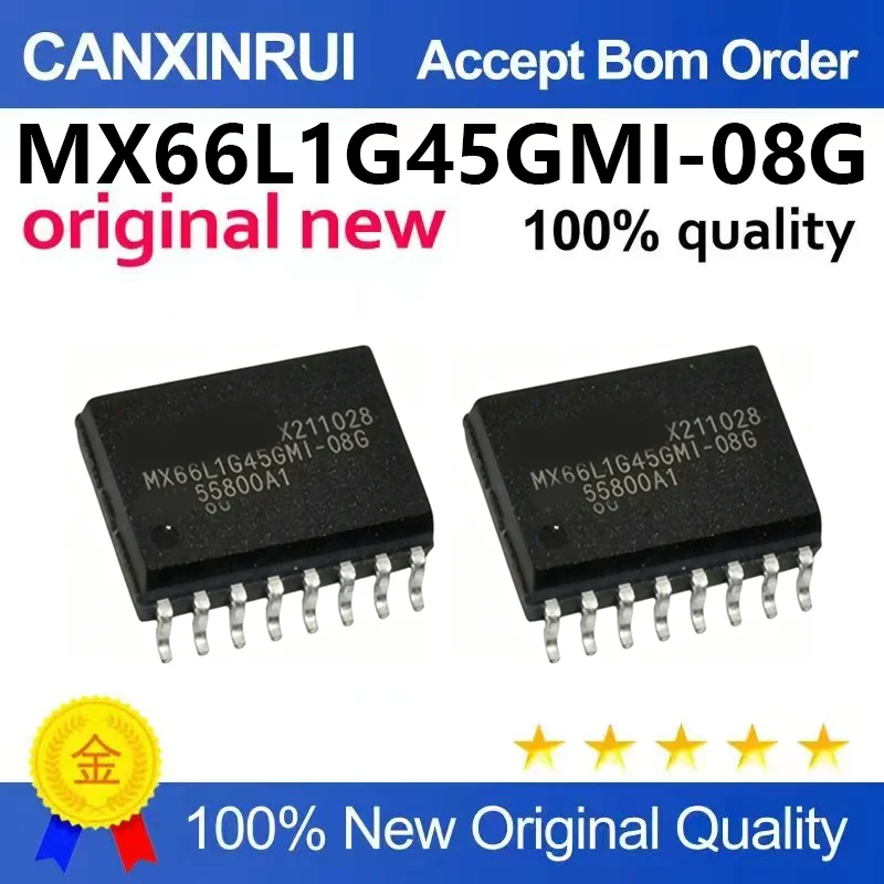 （5pcs-100pcs）MX66L1G45GMI-08G SOIC-16 Flash Memory Chip Brand New Original