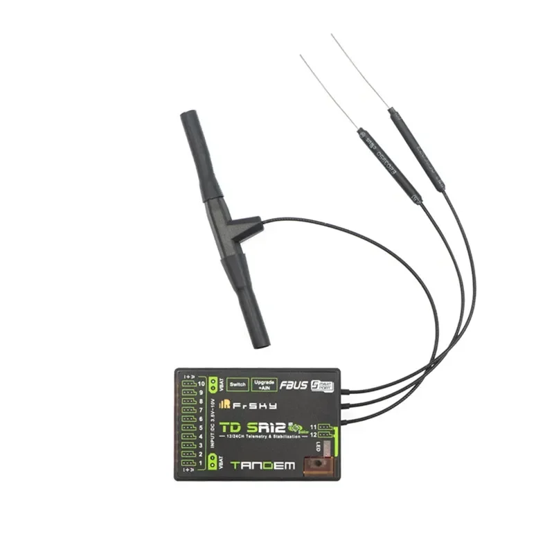Frsky Tandem dual-band receivers receiver RX TD SR12 TDSR12 2.4Ghz / 900Mhz  Long Range Telemetry ADV Stabilizer Function