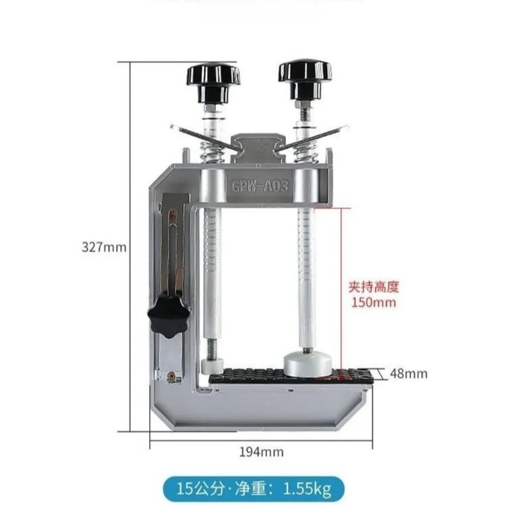 Marble 45 degree splicing fixture, quartz stone water retaining strip right angle splicing fixed tooling