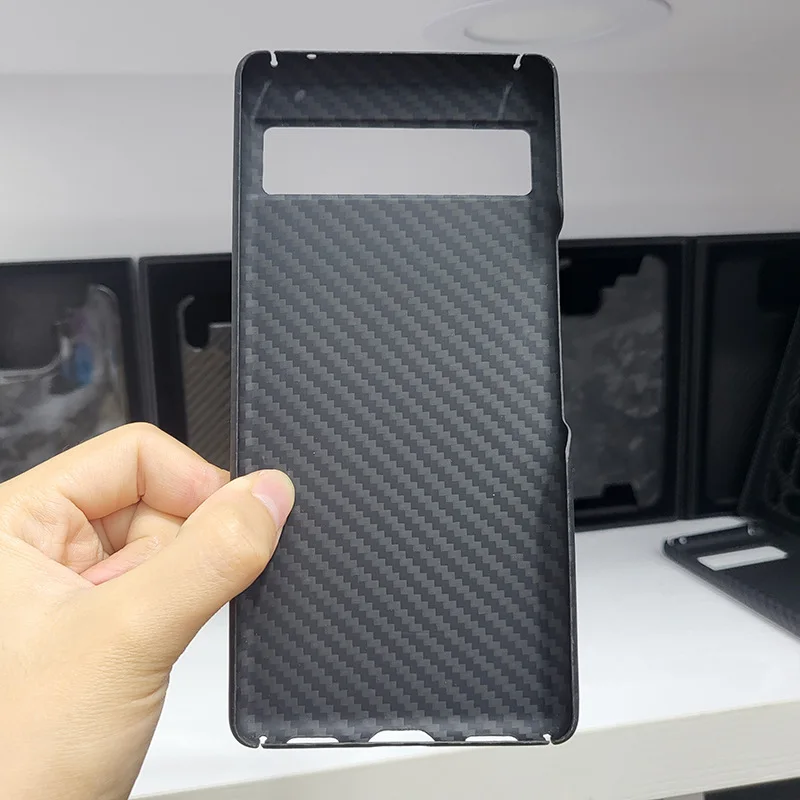Настоящий весь защитный чехол из углеродного волокна для Google Pixel 7 Pro, высококачественный ультратонкий защитный чехол из арамидного волокна для телефона