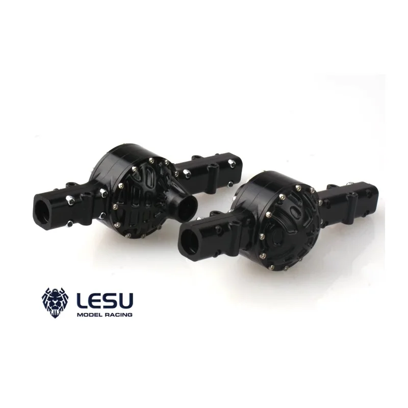 LESU パーツ CNC 金属リアスルーアクスルシェルハウジングタミヤヤ 1/14 RC トラクタートラックリモートコントロールカーモデル TH02077