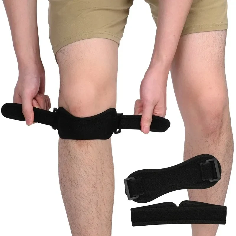 Nieuwe Sport Kneepad Patella Knie Patella Pees Ondersteuning Strap Brace Protector Open Riem Ondersteuning Bandage kniebeschermer kniepijn