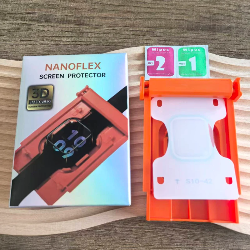 Easy Install Kit Screen Protector+Tool+Box For Apple Watch Ultra 3-2-1 49MM 42mm-46mm iwatch Series 11-10-9 8 7 6 5 44-45mm Film image 4