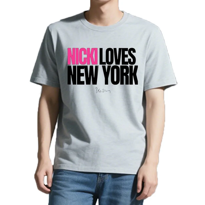 Nicki GAG CITY  Friday 2 Tour 2024 Print T-shirt Men Women Summer Fashion Oversized Streetwear Male Hip Hop T Shirts