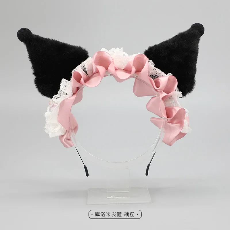 Halloween Anime Fascia Kuromi My Melody Cinnamoroll Carino Lolita Peluche Accessori per capelli Serie Halloween Kid Doll Girl Gift