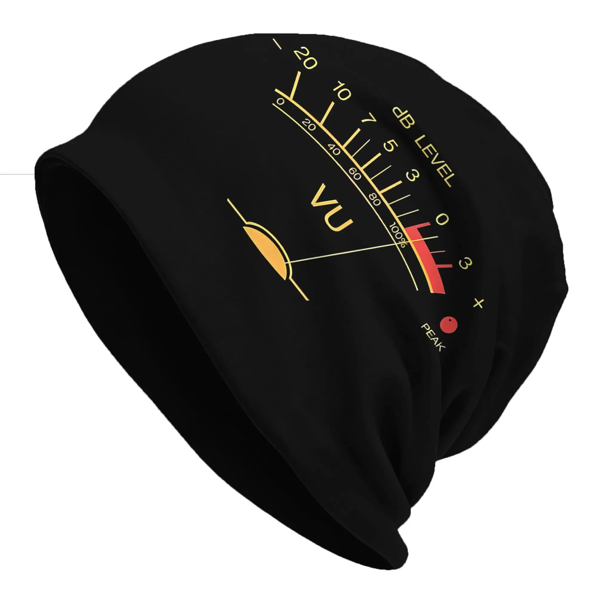 Autumn Volume VU Meter Audio Engineer Bonnet Homme Outdoor Thin Hat  Skullies Beanies Caps Men Women Style Hats