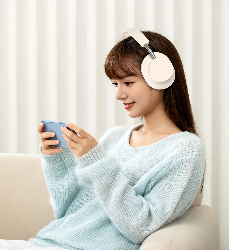 2025 جديد {DR80} سماعة بلوتوث لاسلكية لعبة دعوة سيليكون عمر البطارية الطويل سماعة رأس بخاصية البلوتوث