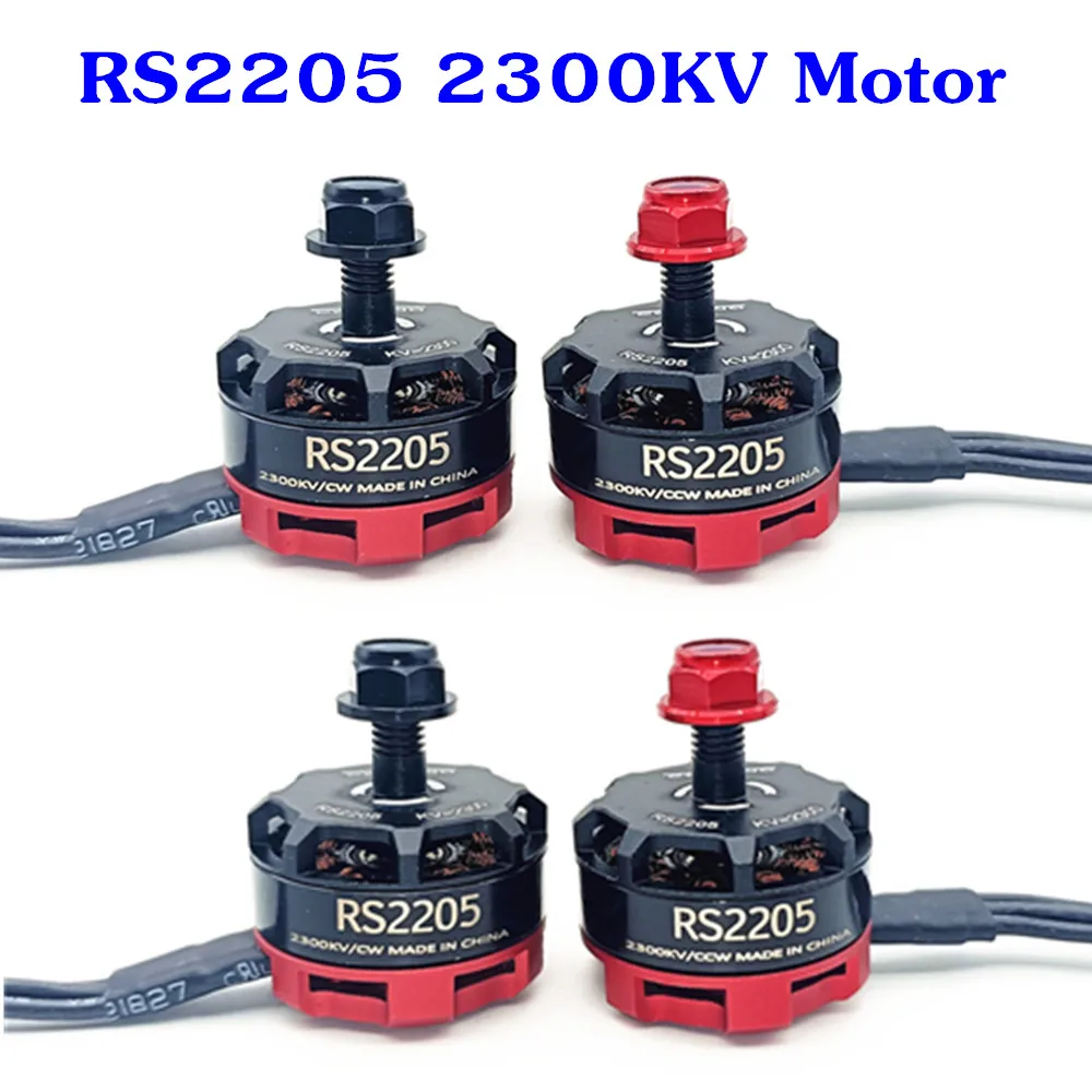 RC RS2205 2205 2300KV CW CCW Brushless Motor for 2-6s 20A/30A/40A ESC 5045 propeller FPV RC QAV250 X210 Racing Drone Multicopter