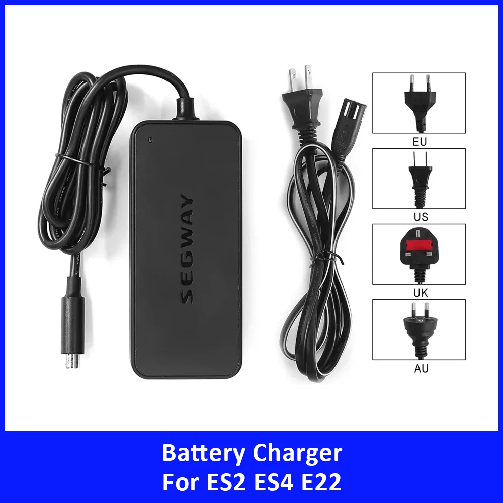 

Зарядное устройство 42 В 1,7 А для Ninebot MAX G2 G30LP F65 F40 F30 F20 ES2 ES4 E22 E45 для зарядного устройства литиевой батареи 36 В, аксессуары для скутера