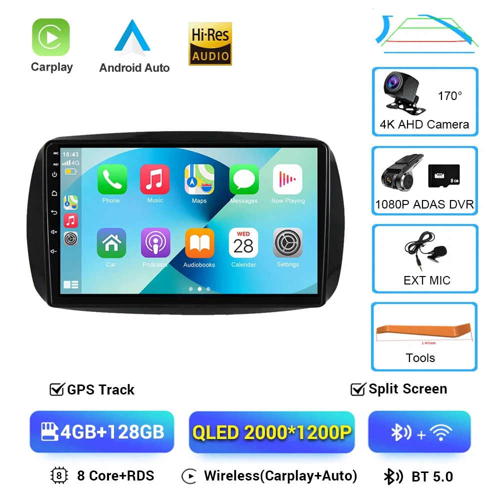 4G-128G CAM DVR