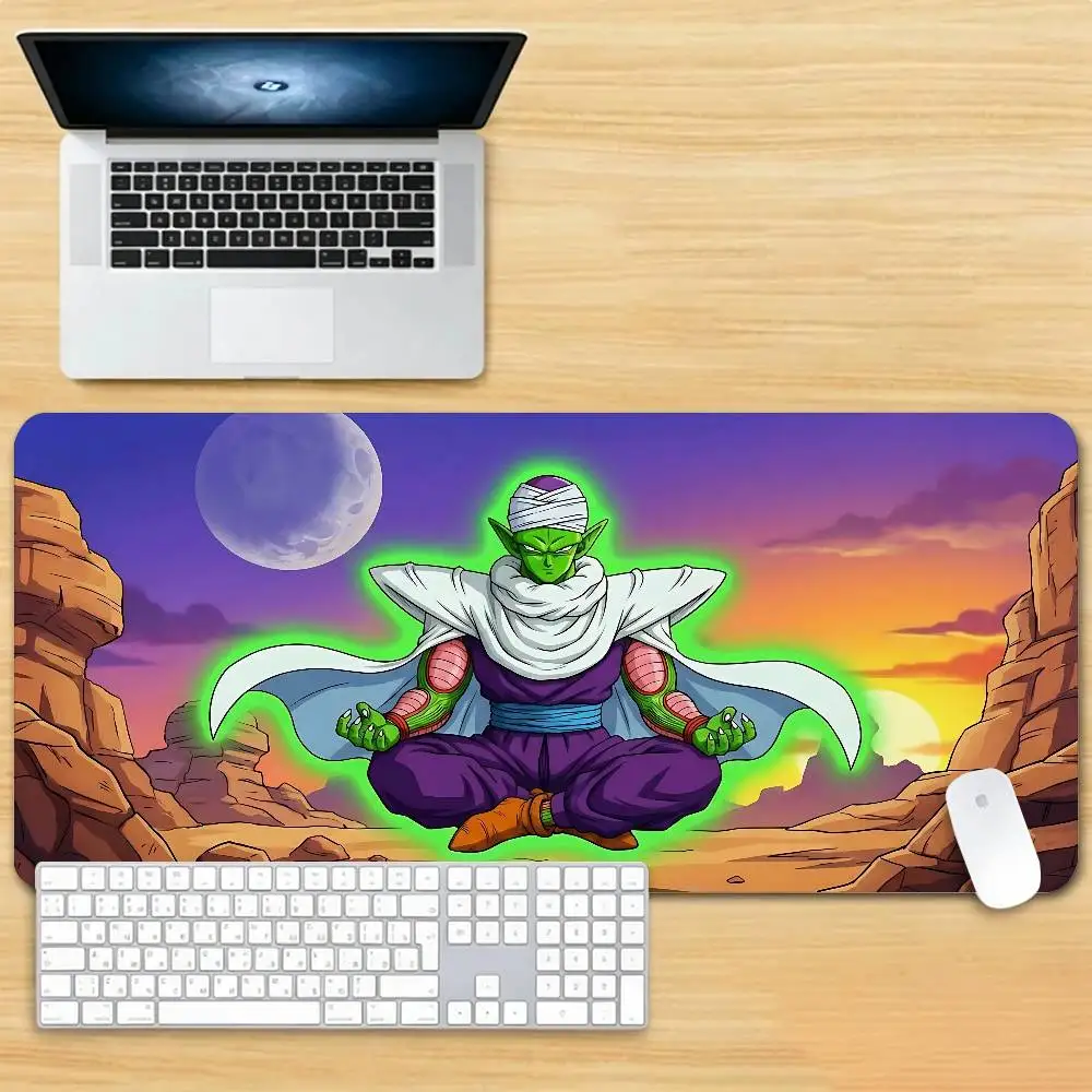 DRAGON BALL Piccolo Gaming Mouse Pad Non-Slip Lock Stitched Edge Large Office Desk Mat For Computer And Keyboard