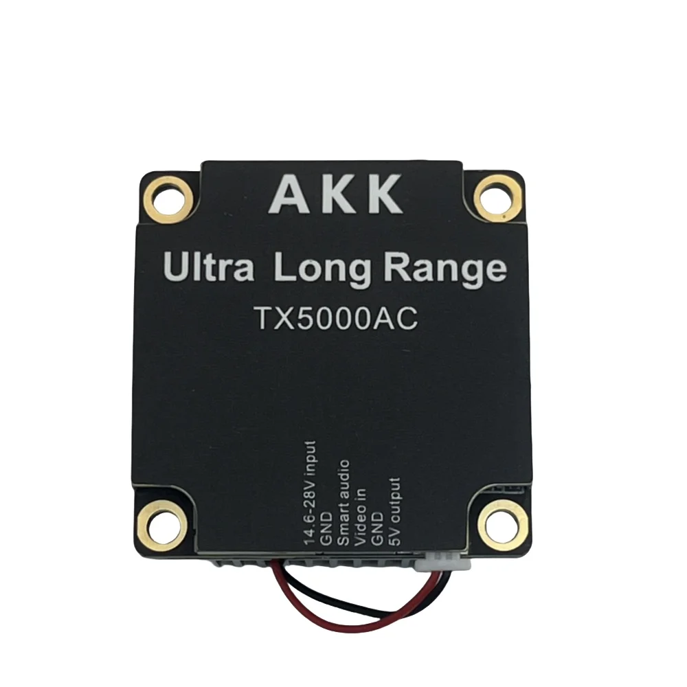 

AKK TX5000AC 5W 5.8GHz FPV VTX 96CH Racing Video Transmitter for 5.8G FPV Racing RC Quadcopter 25g Weight