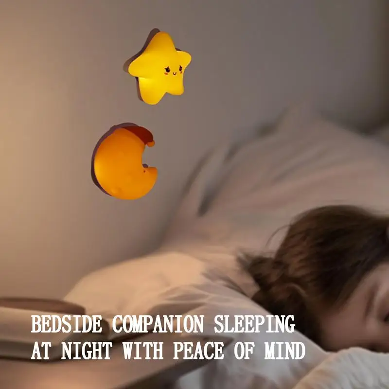 Cute Touch Night Light Dimmable Cute Kids Decor Lamp Cartoon Lights Bedroom Nightlight For Children's Room Bedside Table Desk