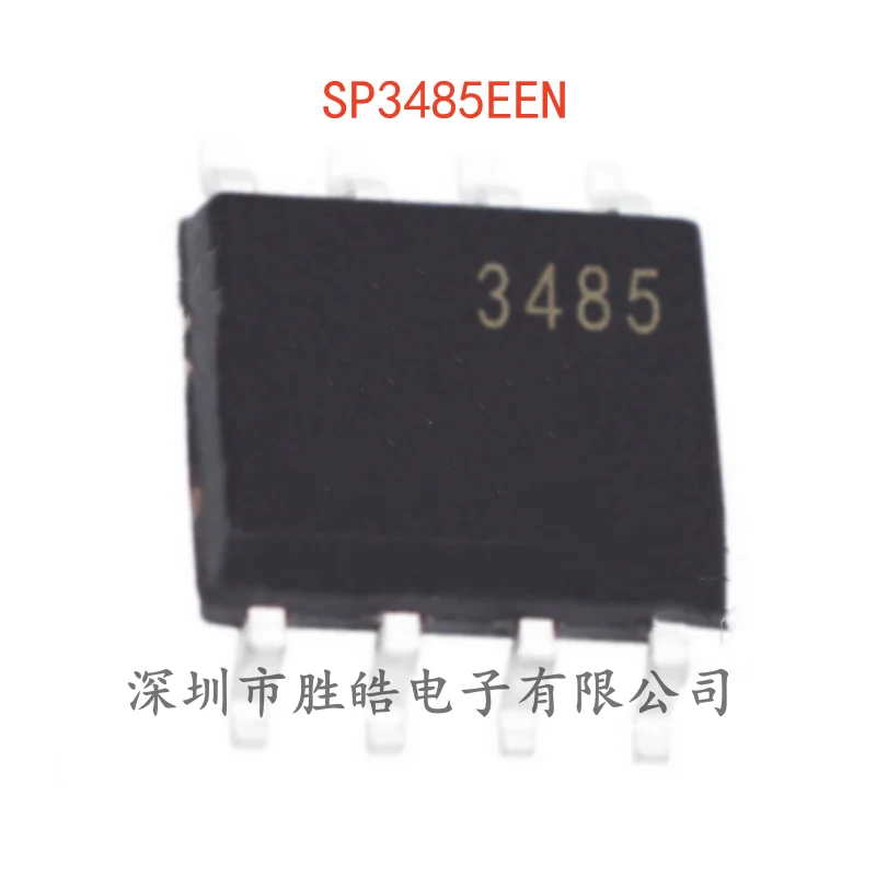 (10PCS)  NEW  SP3485EEN   SP3485   Half-Duplex  RS485/RS422  Transceiver Chip   SOP-8   SP3485EEN   Integrated Circuit