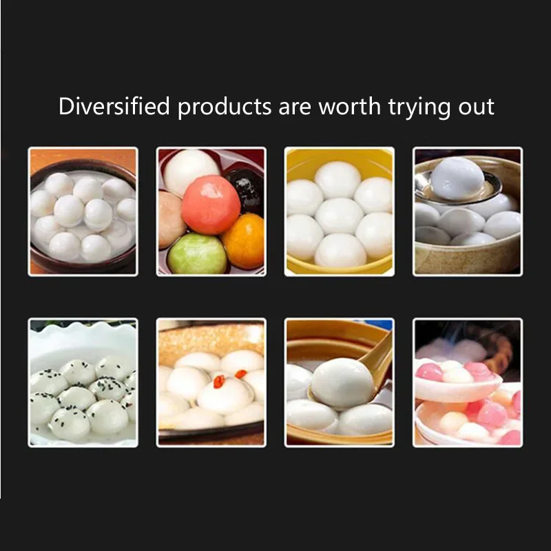 PBOBP High Efficiency Dough Divider Commercial Steamed Bun Machine Sweet Potato Balls Sesame Ball Forming Making Rounding Maker