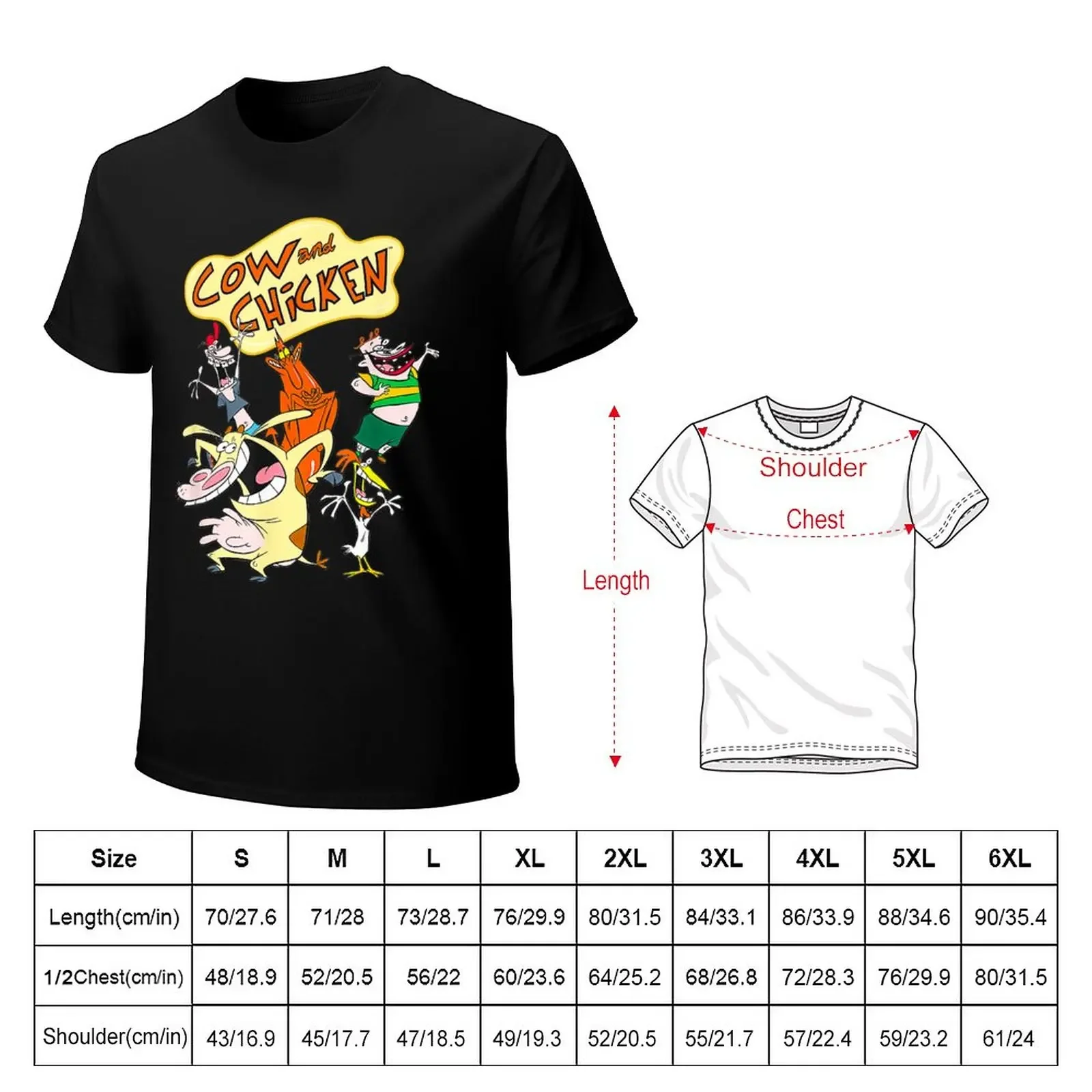 Cartoon Network Cow and Chicken CharacterCartoon Network Cow and Chicken Character T-Shirt