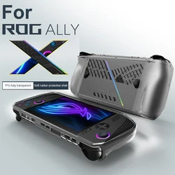 For ASUS ROG Ally X Case TPU Soft TPU Protective Shell Anti-Scratch Protective Cover Case Soft Transparent Case Game Accessories