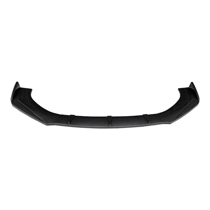 Car Front Bumper Splitter Lip Body Kit Spoiler Diffuser Deflector Accessories Carbon Look ABS For Mitsubishi Outlander 2015-2020