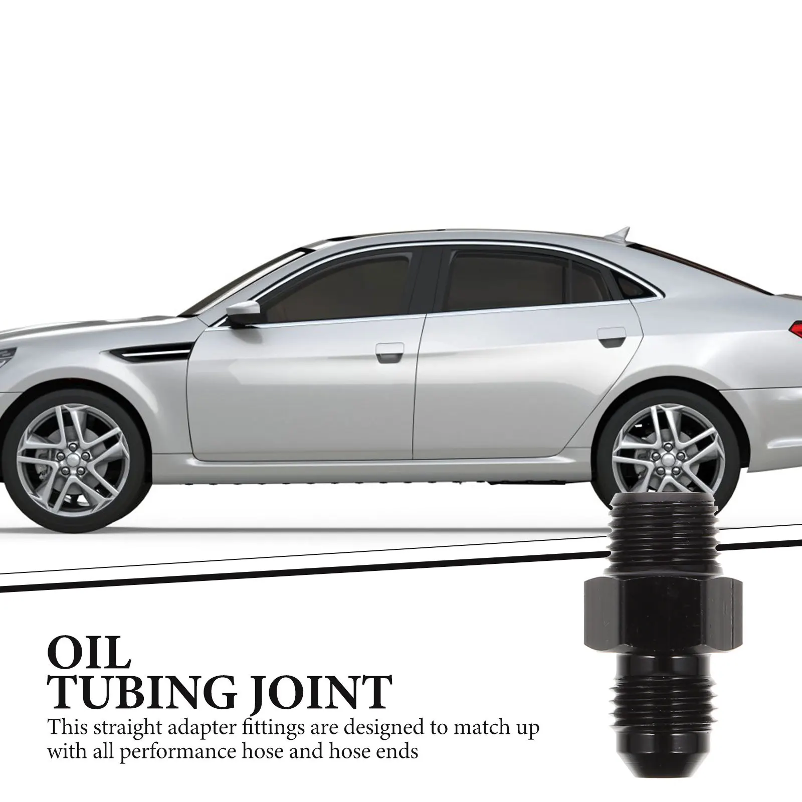 

Car Straight Adapter Fittings Male to 1 8npt Plastic Straight Adapter for Auto Fuel Cooler Hose End
