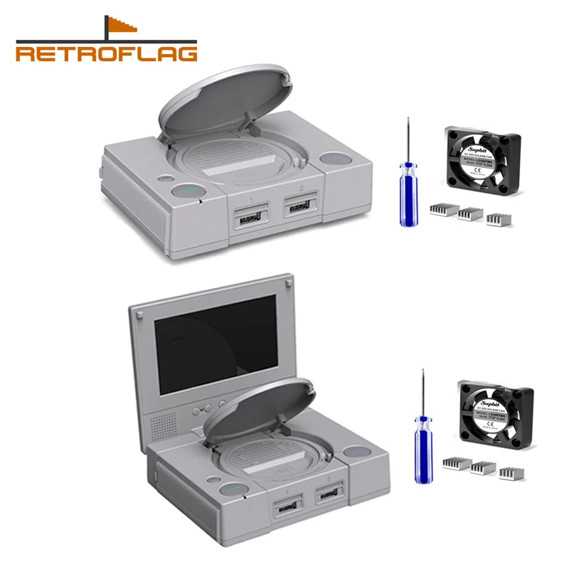 

Retroflag PiStation Case for Raspberry Pi 4 PistationLCD Case Compatible with Raspberry Pi 4 ModelB Case Game Accessories