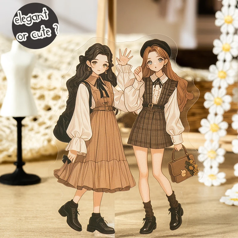 60/80 قطعة سلسلة ملابس دودو الأسبوعية ملصقات PET ذاتية الصنع إطار صور سجل القصاصات ألبوم جراب هاتف فنجان شاي الكمبيوتر المحمول مذكرات #3