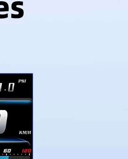 

Цифровой проекционный дисплей для автомобиля OBD+GPS, ЖК-приборная панель: обороты двигателя, температура воды, температура масла, расход топлива, спидометр, бортовой компьютер