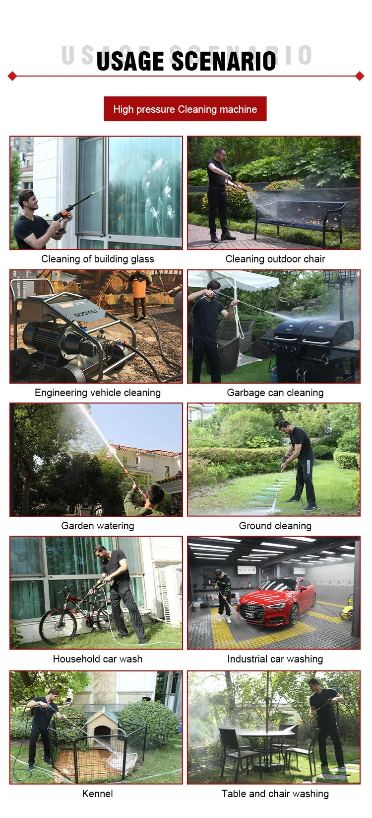 Power Washer Steam Cleaner Mesin Cuci Mobil Tekanan Tinggi