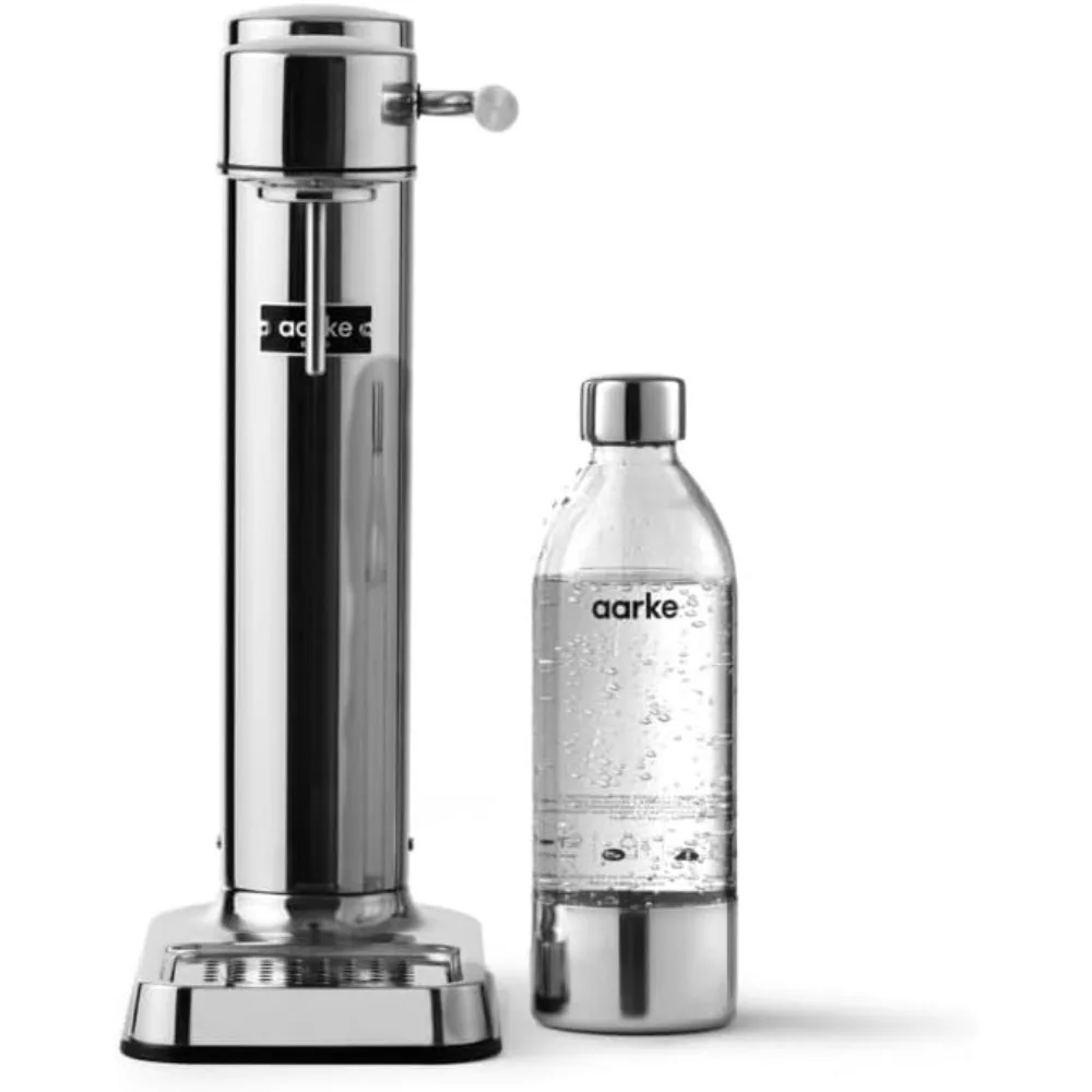 III Premium Carbonator-Sparkling & Seltzer Water Maker-Soda Maker with PET Bottle (Stainless Steel)