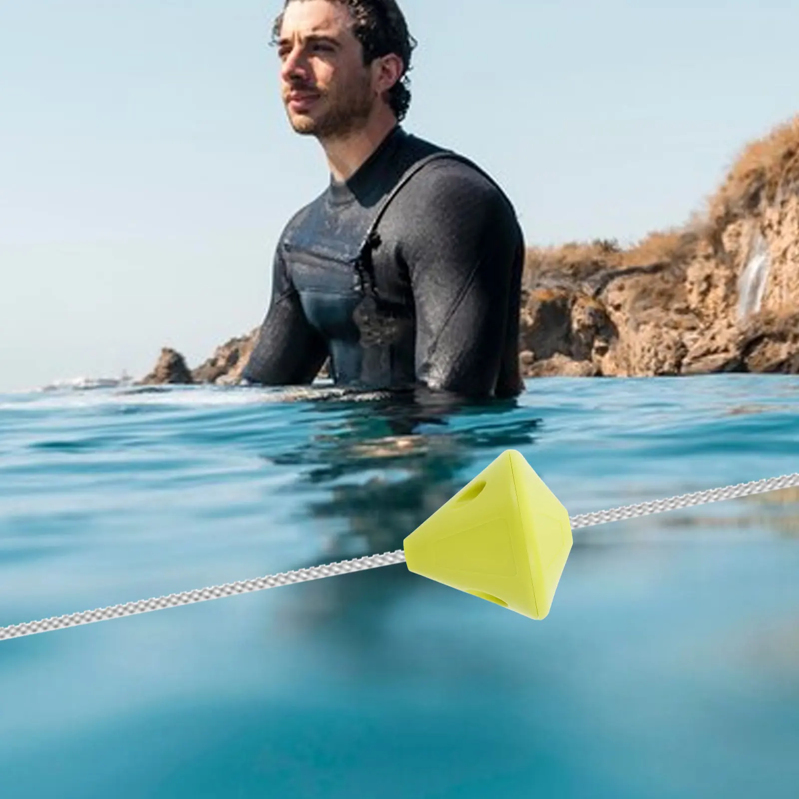 

Фиксатор для фридайвинга: маленький, прочный, с веревкой и страховочным штекером, аксессуар для подводного плавания, снаряжение для фридайвинга