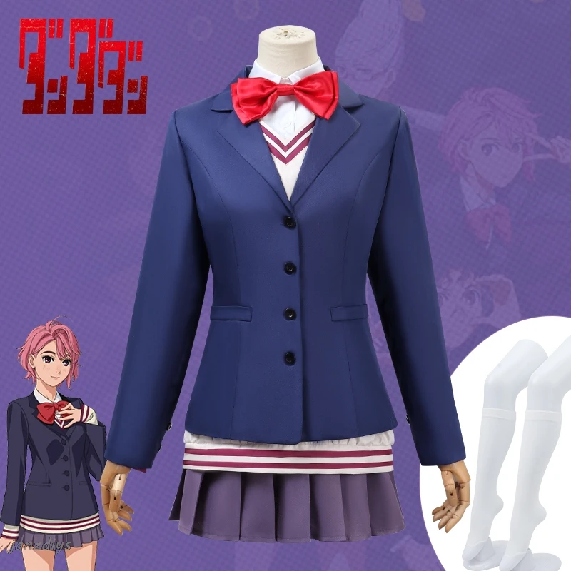 DAN DA DAN Adult Costumes Aira Shiratori.School Uniform Anime Cosplay Woman Costume Figures Disguise Men Women Women's Halloween