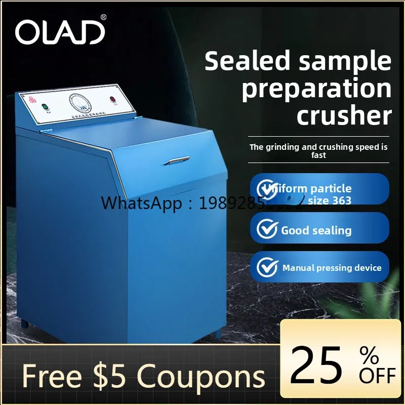 

LYY Sealed Sample Preparation Crusher Laboratory Grinding Crusher Laboratory Ore Preparation Equipment Vibration Sample Mill