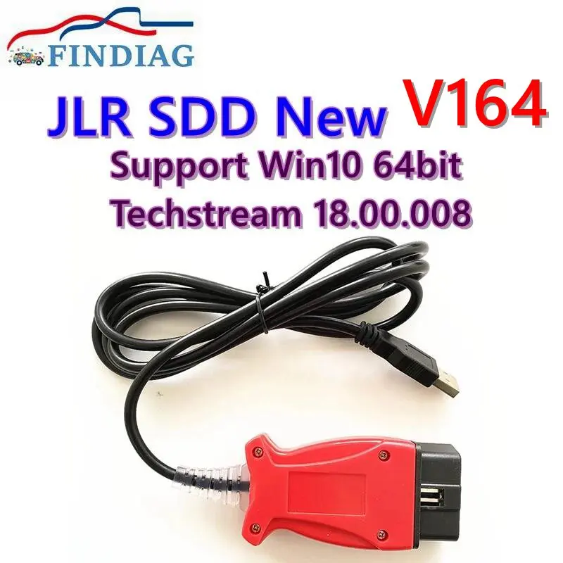 New V164 JLR Pro for Volvo/Toyota/Land Rover/Jaguar Support JLR V160 SDD PRO Better Than MINI VCI Techstream18.00.008