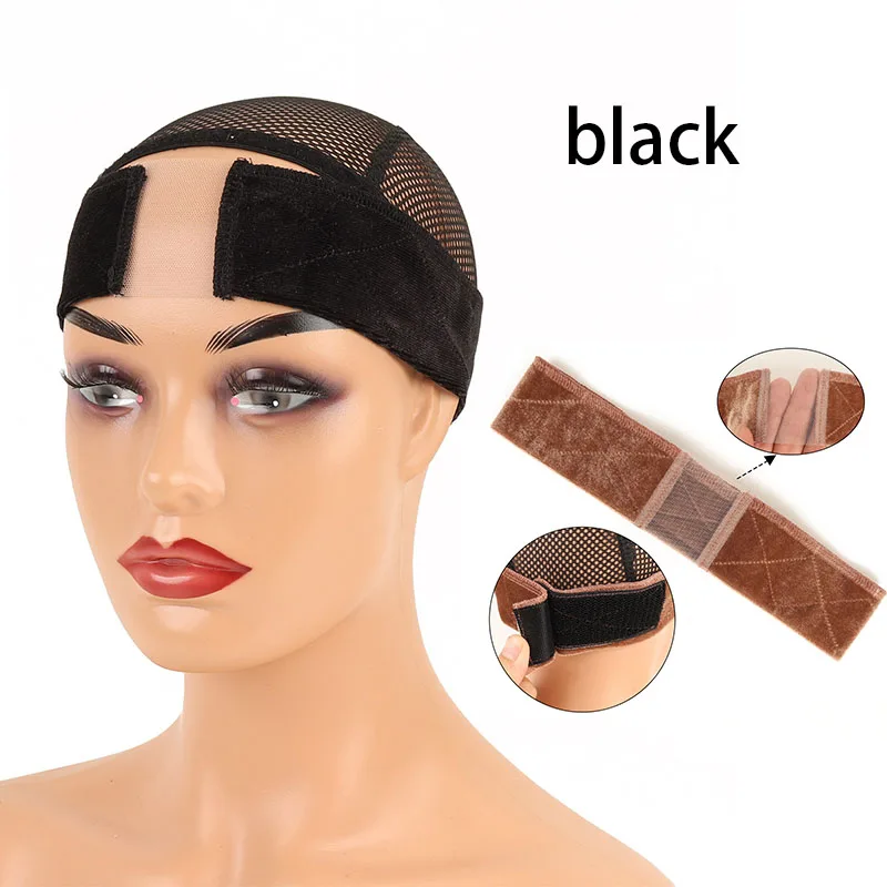 Kanten pruikgreepband voor dames, pruikgrijper met ooruitsparingen Natuurlijke kanten rand, 1 stuks antislip verstelbare pruikhoofdband