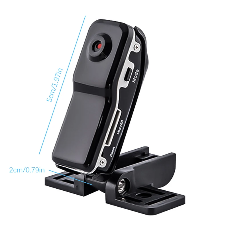 MD80 Sports Digital Video Camera Mini HD Aerial Camera Indoor/Outdoor Monitor Wireless Sports Action Camera