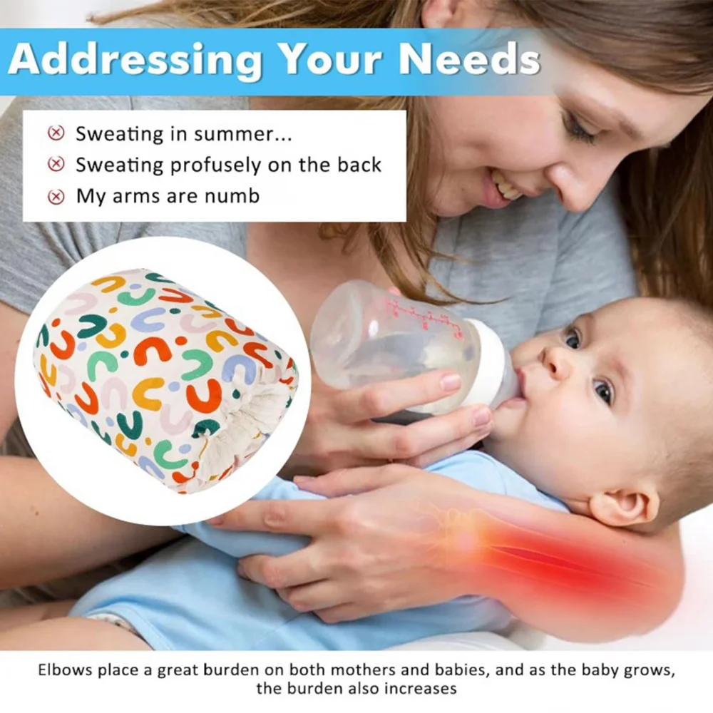 Baby Nursing Pillow Breastfeeding Pillow Cozy Cradle Arm Pillow Soft Head Support Pillow Bottle Feeding Pillow