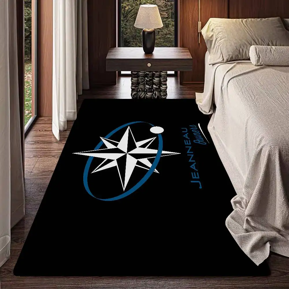 J-JEANNEAU Door Mat Washable Non-Slip Living Room Sofa Chairs Area Mat Kitchen Toilet Rug