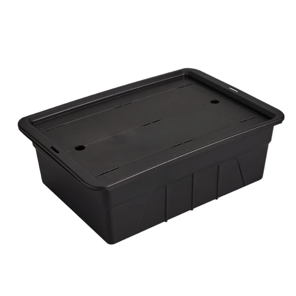 For IGT Storage Box PP Modular Tea Tray With Drainage Lid Stackable Compact Organizer For Camping Hiking Outdoor Dining Furnitur