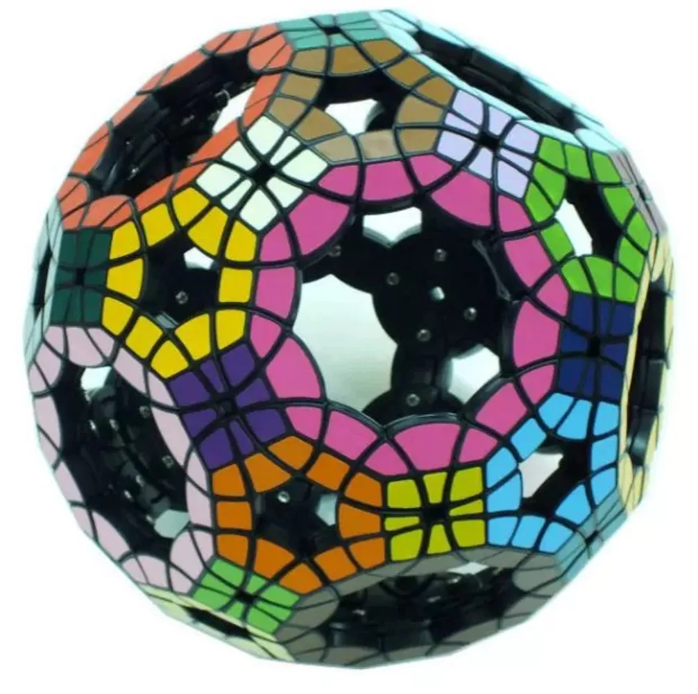 

Verypuzzle Cube Void Truncated Icosidodecahedron Megaminx Cube (pre-assembled & Stickered)