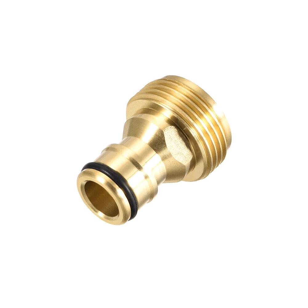 1PC Brass Hose Tap Connector Faucet Tap Quick Connector G3/4 Male Thread Hose Pipe Adapter Fitting For Washing Machine Tap