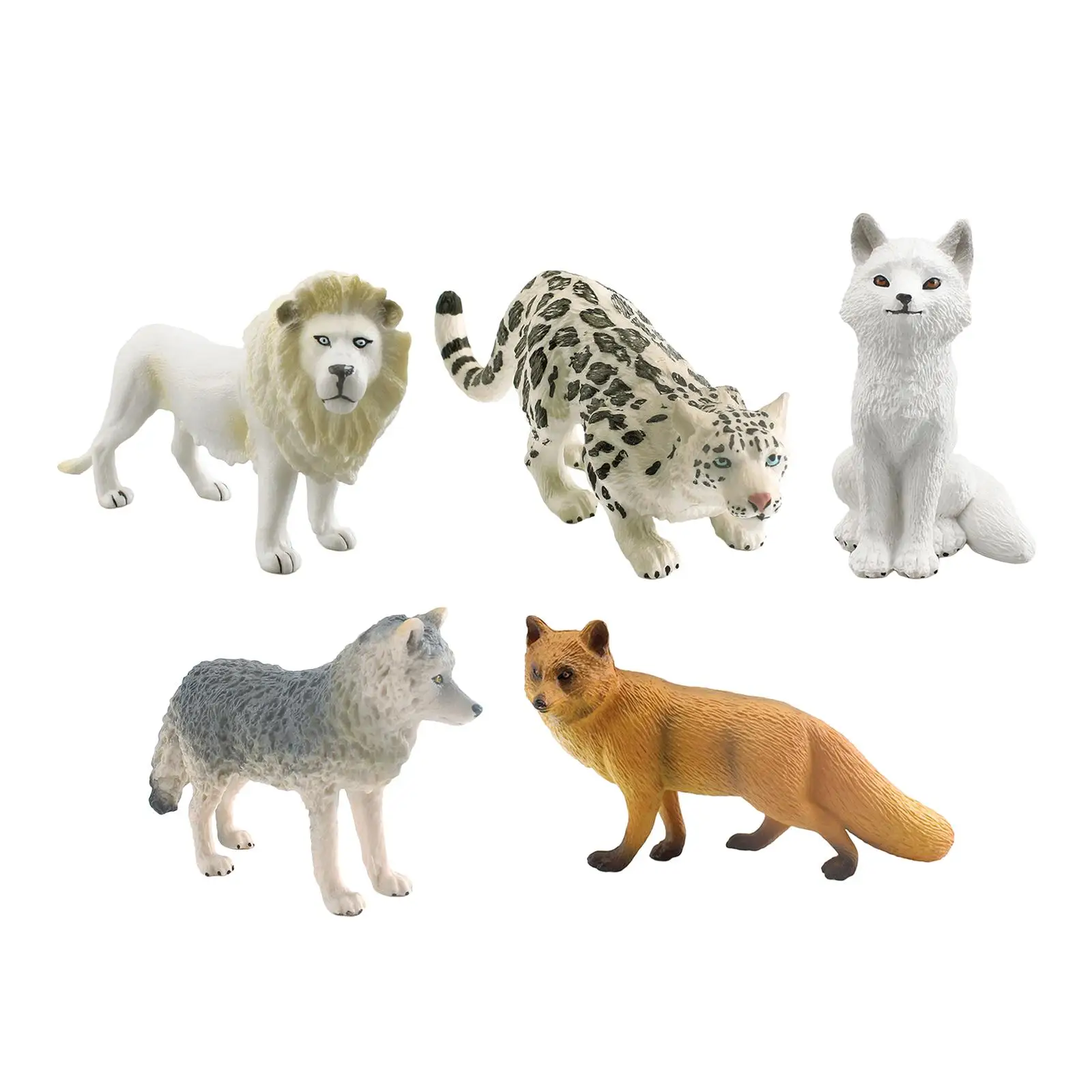 Simulação Estátua Animal para aniversário, Figura Animal Collectibles