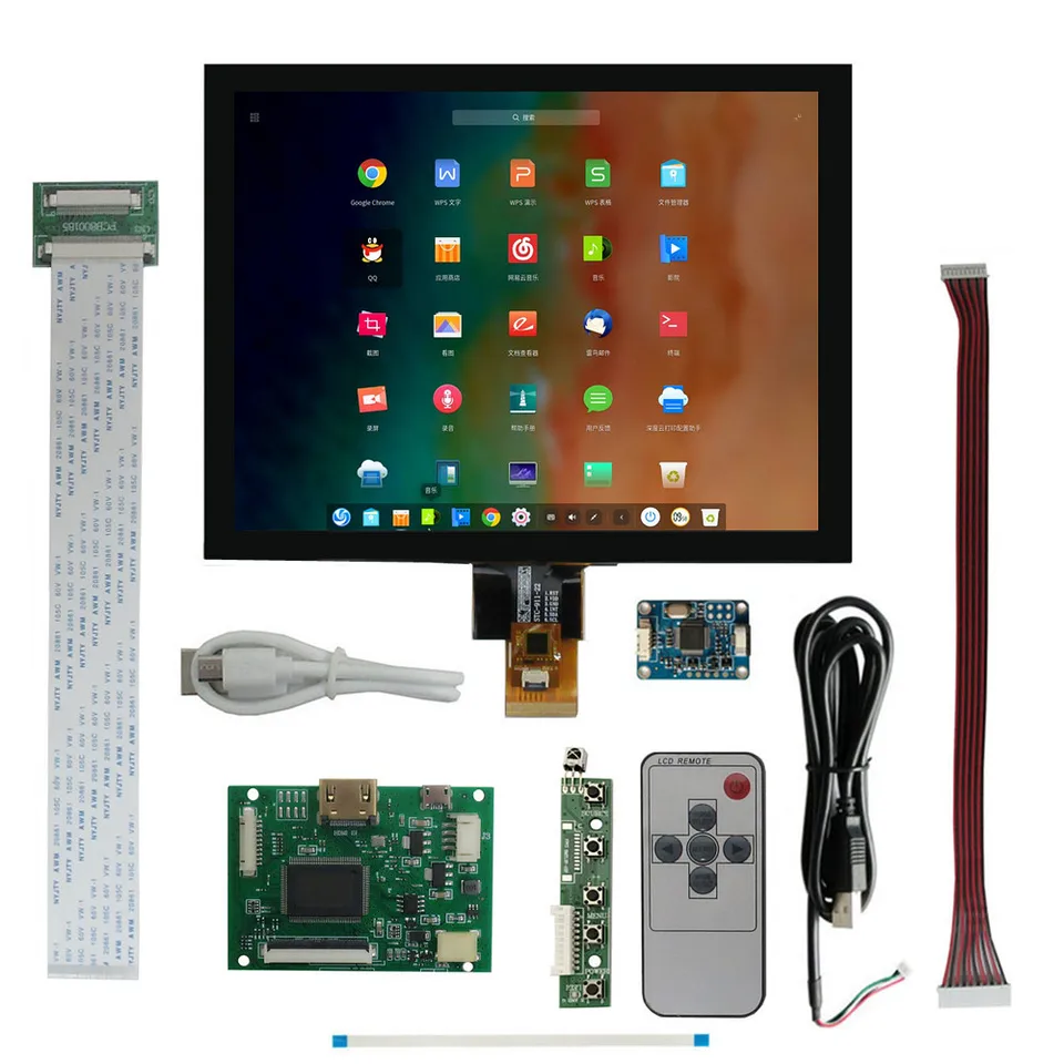 8 Inch 1024x768 IPS Touchscreen Monitor for Raspberry Pi