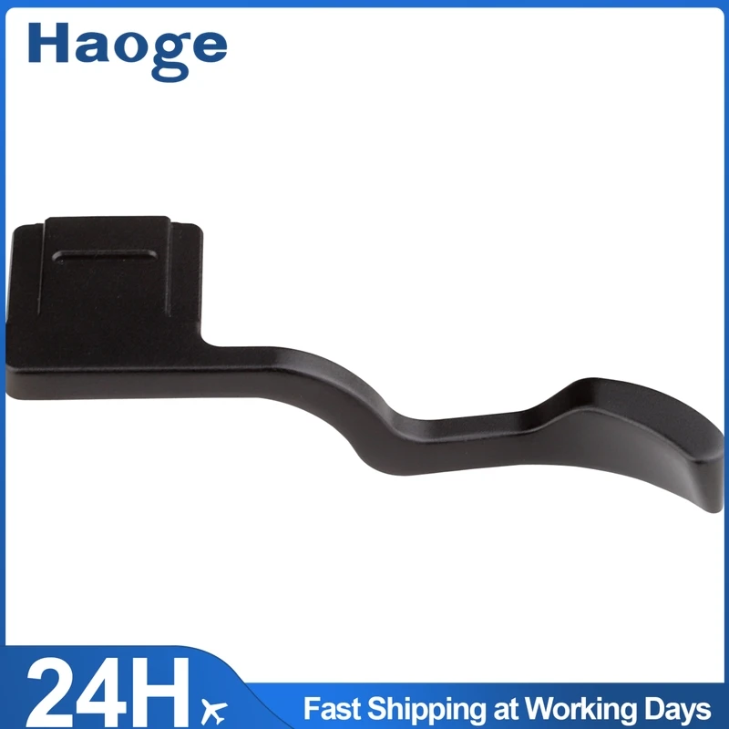 

Haoge THB-XT5B Hand Grip Metal Hot Shoe Thumb Up Rest for Fujifilm Fuji X-T5 xt5 Camera Black