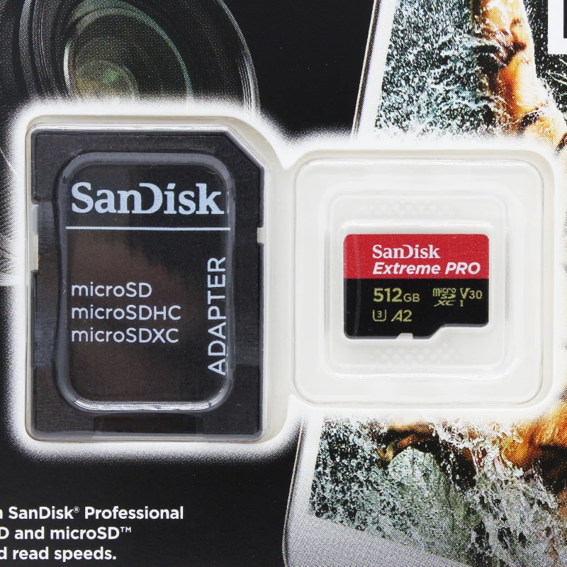 Original SanDisk Extreme PRO TF Memory Card 32GB 64GB 128GB 256GB 512GB 1TB UHS‑I V30 U3 A2 200MB/s 4K For Drone Action Camera