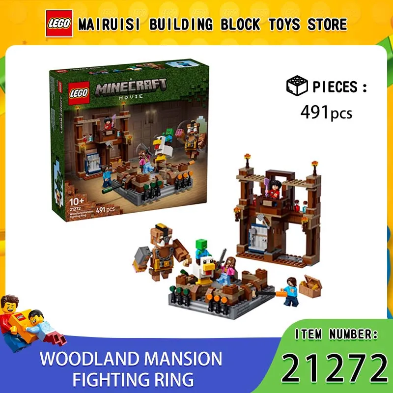 

Lego 21272 Forest Battle Arena Minecraft Series Building Blocks Children's Day Toys