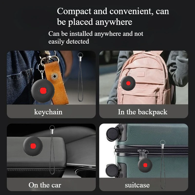 Smart Waterproof Anti-loss Tag Tracker for iOS and Android Phone Work With Google Find My/Hub App Keys Bag