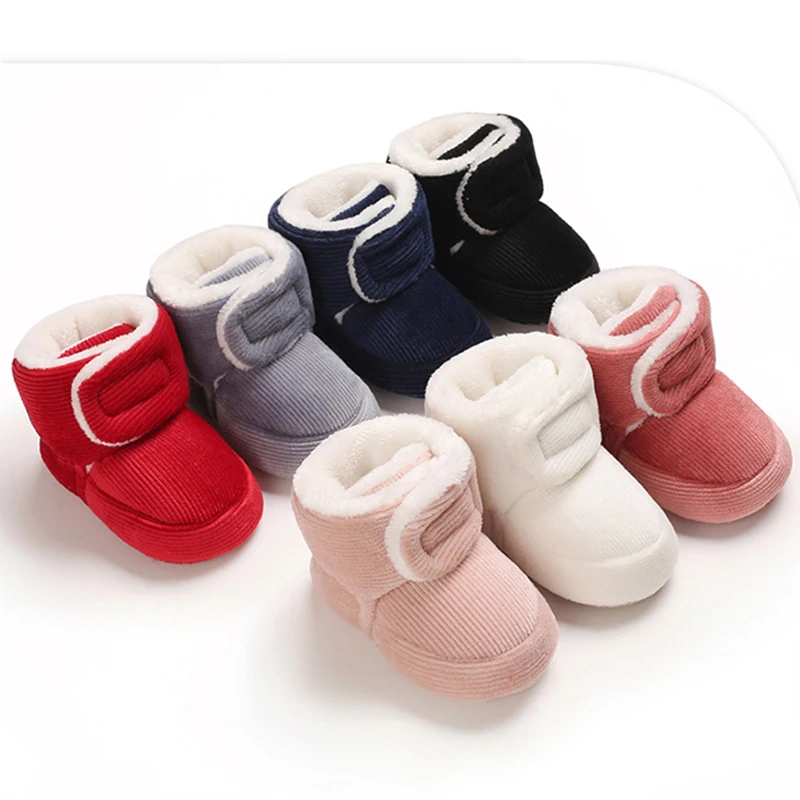 

KIDSUN Baby Snow Boots Winter Infant Baby Girls Boys Keep Warm Booties Toddler First Walkers Shoes Newborn 0-18M