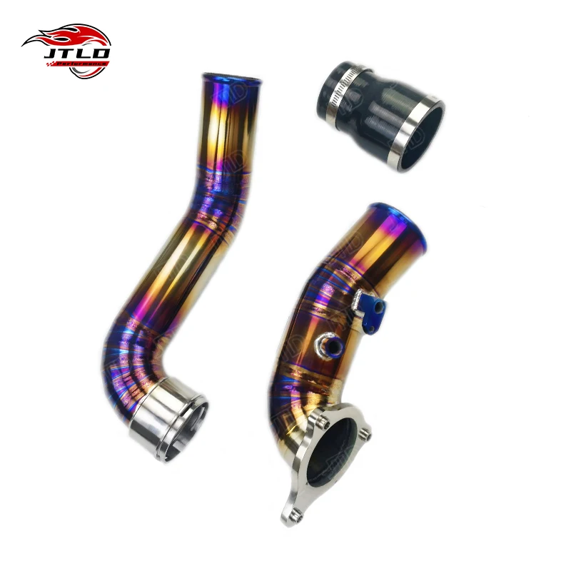 JTLD High Performance Air Intake Titanium Alloy For BMW F2X/F3X B58 F Series Charge Pipe Normal Burnt