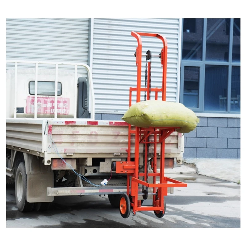 Electric lifter Automatic bale loader Carry-on 12V/24V automatic farm bale lifter Portable hoist 2M/2.5M/3M/4M