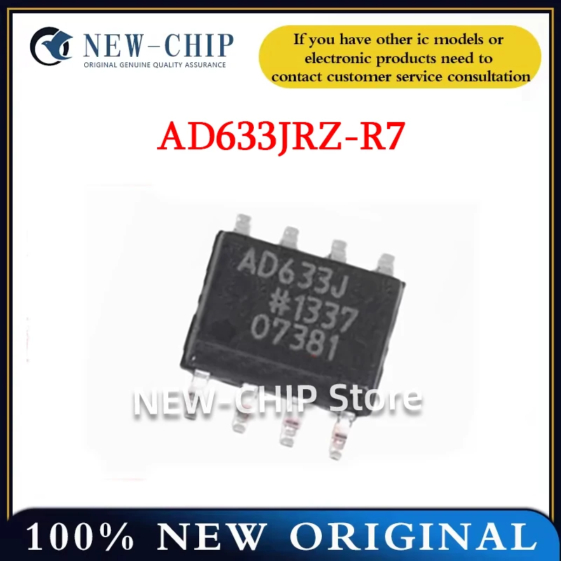2PCS-50PCS/LOT  AD633JRZ  SOP-8  Analog multiplier IC chip  New Original